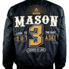 Freemason Jacket Masonic Bomber Jacket Worldwide Brotherhood Fraternity Jacket