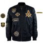 Freemason Jacket Masonic Bomber Jacket Worldwide Brotherhood Fraternity Jacket