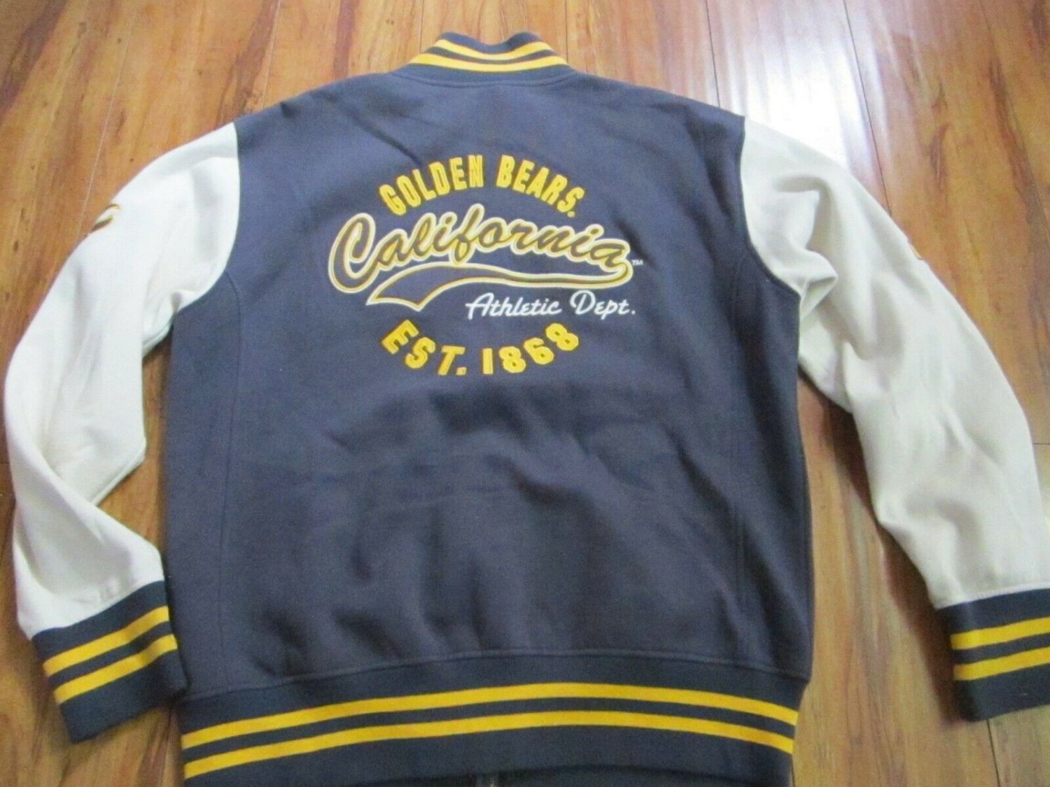 CAL BERKELEY GOLDEN BEARS LETTERMAN JACKET CAL COTTON LETTERMAN JACKET XL