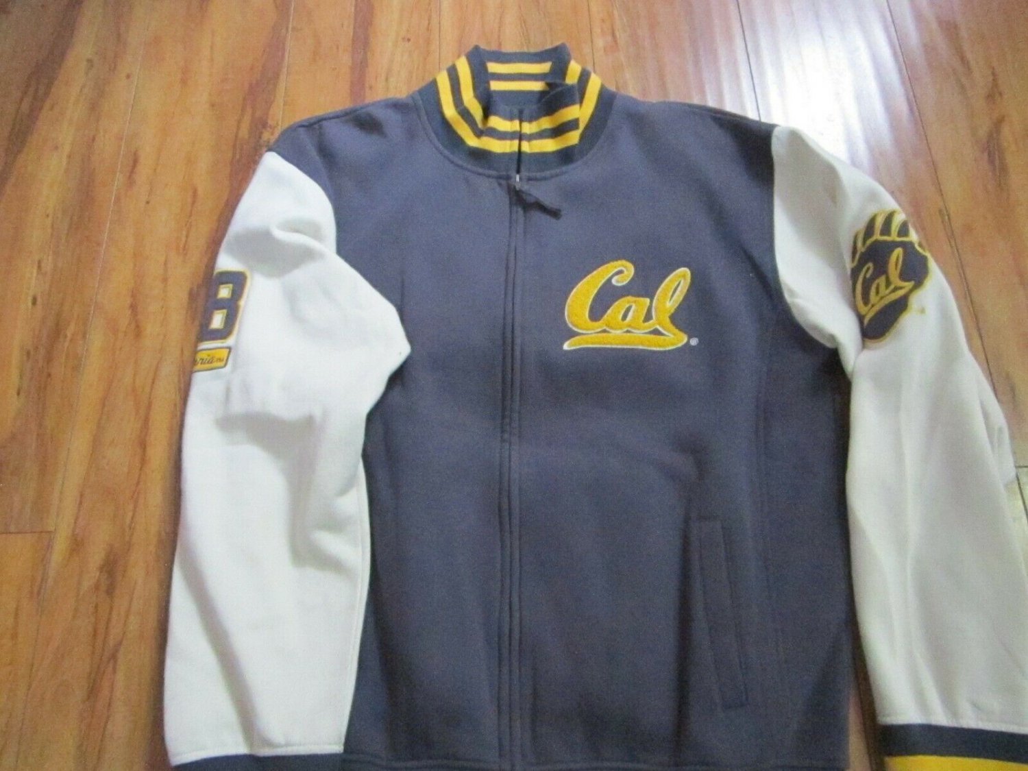 CAL BERKELEY GOLDEN BEARS LETTERMAN JACKET CAL COTTON LETTERMAN JACKET XL
