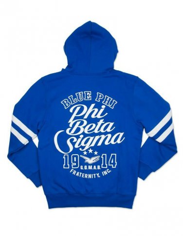Phi Beta Sigma Fraternity Zip up Hoodie Jacket 1914 GOMAB