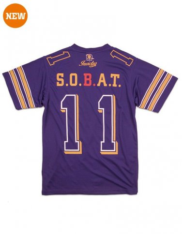 Omega Psi Phi Fraternity Short Sleeve Jersey T-SHIRT Q-DOG  1911 SOBAT TEE #2