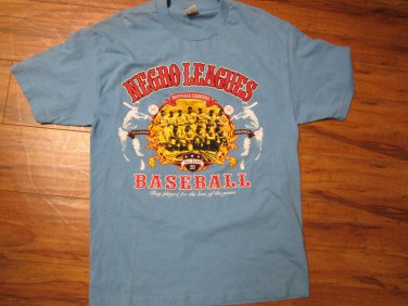 NEGRO LEAGUE BASEBALL SHORT SLEEVE T-SHIRT COMMEMORATIVE NEGRO LEAGUE TEE  L