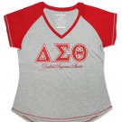 DELTA SIGMA THETA SORORITY V-NECK T-SHIRT  SHORT SLEEVE V-NECK T-SHIRT 1913