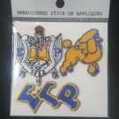 Sigma Gamma Rho embroidered stick on applique