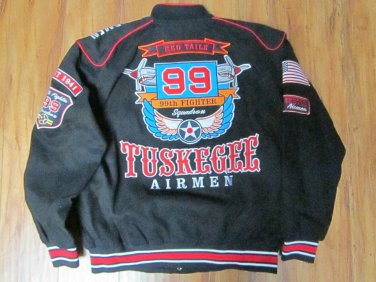 Tuskegee Airmen Jacket 332 RED TAILS US AIR FORCE SPITFIRE FLIGHT JACKET XL 1941
