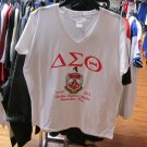 DELTA SIGMA THETA SORORITY T-SHIRT DELTA DIVA SHORT SLEEVE V-NECK T-SHIRT 1913