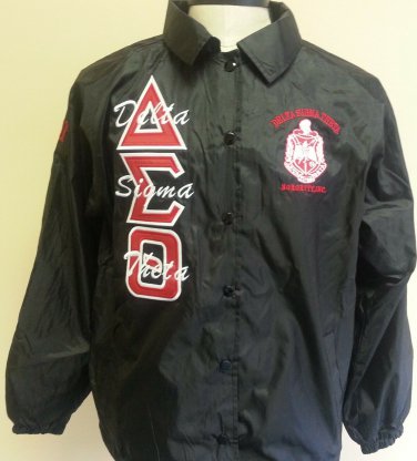 Delta Sigma Theta Sorority Line Jacket 1913 Black Crossing Line Jacket