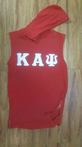 KAPPA ALPHA PSI FRATERNITY HOODIE PHI NU PI EXTENDED LONG T-SHIRT HOODIE #6