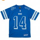Phi Beta Sigma Fraternity Football Jersey Blue  Fraternity Football Jersey Tee