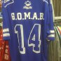 Phi Beta Sigma Fraternity Football Jersey Blue Fraternity Football Jersey Tee