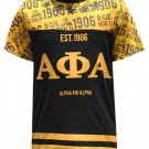 ALPHA PHI ALPHA Fraternity Short Sleeve Shirt  1906 ICE COLD Sublimation Shirt