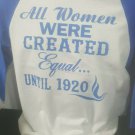 ZETA PHI BETA SORORITY Baseball  T-shirt All were created equal until 1920