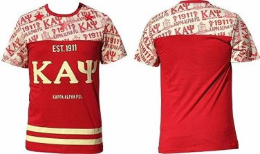 KAPPA ALPHA PSI FRATERNITY T-SHIRT RED PHI NU PI RED KAPPA FRATERNITY Tee