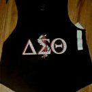 DELTA SIGMA THETA  TANK TOP SHIRT DELTA SIGMA 1913 THETA OOO-OOP BLACK TANK TOP