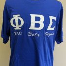 PHI BETA SIGMA FRATERNITY T-SHIRT 1914 Phi Beta Sigma Fraternity Blue T-Shirt #4