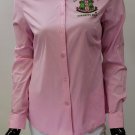 ALPHA KAPPA ALPHA SORORITY DRESS SHIRT LONG SLEEVE BUTTON DOWN TOP