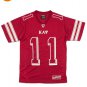 KAPPA ALPHA PSI Fraternity Football Jersey PHI NU PI NUPE Red Crimson Jersey #1