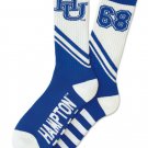 HAMPTON UNIVERSITY SOCKS HBCU TUBE SOCKS SZ 6-11