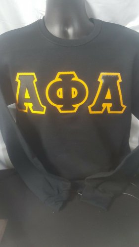 ALPHA PHI ALPHA FRATERNITY LONG SLEEVE SWEATSHIRT 1906 ICE COLD MANLEY DEEDS