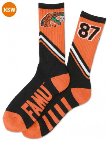 Florida A&M University  SOCKS HBCU TUBE SOCKS SZ 6-11