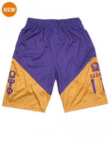 OMEGA PSI PHI Fraternity Basketball Shorts Greek Gym Casual Shorts 1911 OMEGA #3