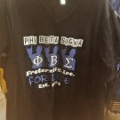 PHI BETA SIGMA FRATERNITY T-SHIRT Phi Beta Sigma Fraternity Black V-Neck