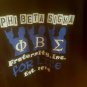 PHI BETA SIGMA FRATERNITY T-SHIRT Phi Beta Sigma Fraternity Black V-Neck