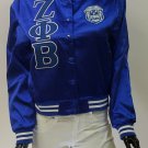 ZETA  PHI BETA SORORITY SATIN LETTERMAN JACKET Z-PHI-B JACKET