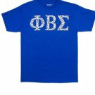 PHI BETA SIGMA FRATERNITY T-SHIRT 1914 Phi Beta Sigma Fraternity Blue T-Shirt #3
