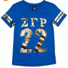 SIGMA GAMMA RHO  Short sleeve T-shirt 1922 Sigma Gamma Rho Foil T- Shirt