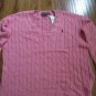 POLO RALPH LAUREN V-NECK SWEATER PIMA COTTON SWEATER NEW MSRP $125.00 SMALL