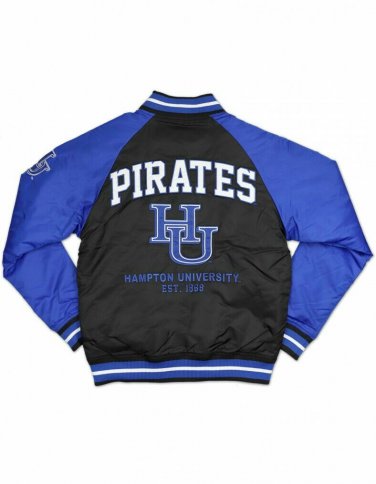 HAMPTON UNIVERSITY LETTERMAN JACKET HBCU BASEBALL JACKET