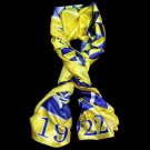SIGMA GAMMA RHO SORORITY SCARF BLUE GOLD Scarf POODLE SILK SCARF WRAP 1922 #3