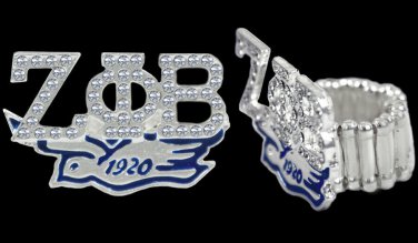 Zeta Phi Beta Sorority Ring 1914