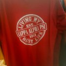 Kappa Alpha Psi Fraternity V-neck T-SHIRT Living My Best Live NUPE V-neck tee