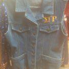 Sigma Gamma Rho Sorority Denim Vest Jacket Denim Jean Vest 1922