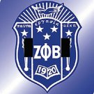 Zeta Phi Beta Sorority Dual Gang Light Switch Wall Plate
