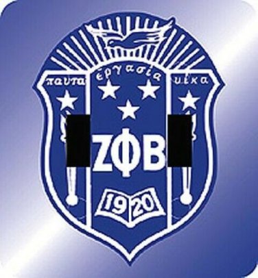 Zeta Phi Beta Sorority Dual Gang Light Switch Wall Plate