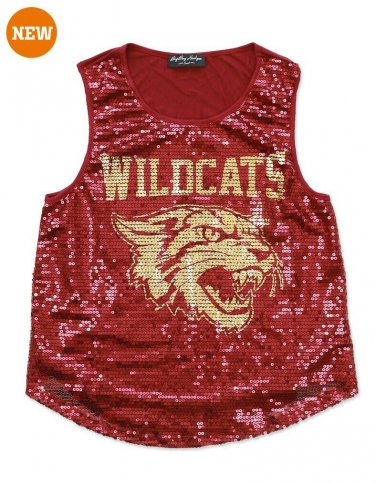 Bethune Cookman University Sequins top Womens HBCU College top blouse