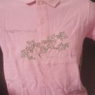 ALPHA KAPPA ALPHA  SORORITY POLO SHIRT PRETTY GIRLS WEAR PEARLS BLING POLO SHIRT
