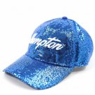 HAMPTON UNIVERSITY Womens HBCU Sequin Baseball Cap