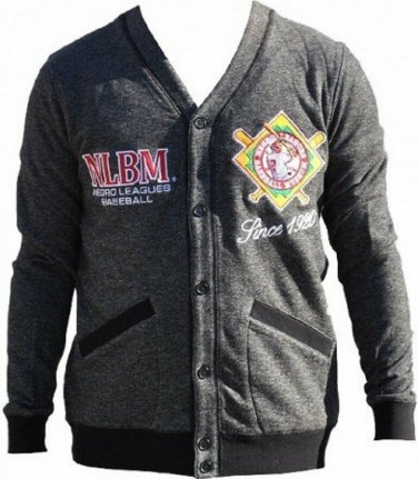 NEGRO LEAGUE BASEBALL CARDIGAN SWEATER NLBM CARDIGAN SWEATER NLBM SWEATER