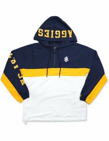 NORTH CAROLINA A&T STATE UNIVERSITY  WINDBREAKER JACKET HBCU WINDBREAKER JACKET