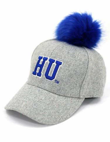 HAMPTON UNIVERSITY POM POM HAT HBCU BASEBALL CAP HAT