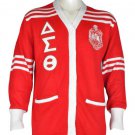Delta Sigma Theta Sorority Cardigan Sweater Red Delta Diva Heavyweight Sweater