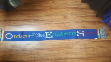 Order of the Eastern Scarf Masonic Freemason O.E.S scarf Wrap  OES