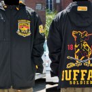 Buffalo Soldiers Windbreaker Jacket Black US ARMY Buffalo soldier Jacket Medium