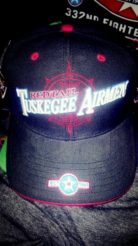 TUSKEGEE AIRMAN  BASEBALL CAP TUSKEGEE AIRMEN RED TAIL HAT USA AIR FORCE #9