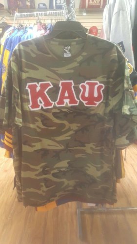 Kappa Alpha Psi Fraternity T-SHIRT Red Phi Nu Phi Short Sleeve Nupe T-shirt 1911